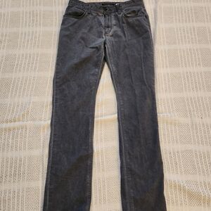 JOHN VARVATOS distressed  Gray Slim Straight Jeans Sz 31 R  inseam 32